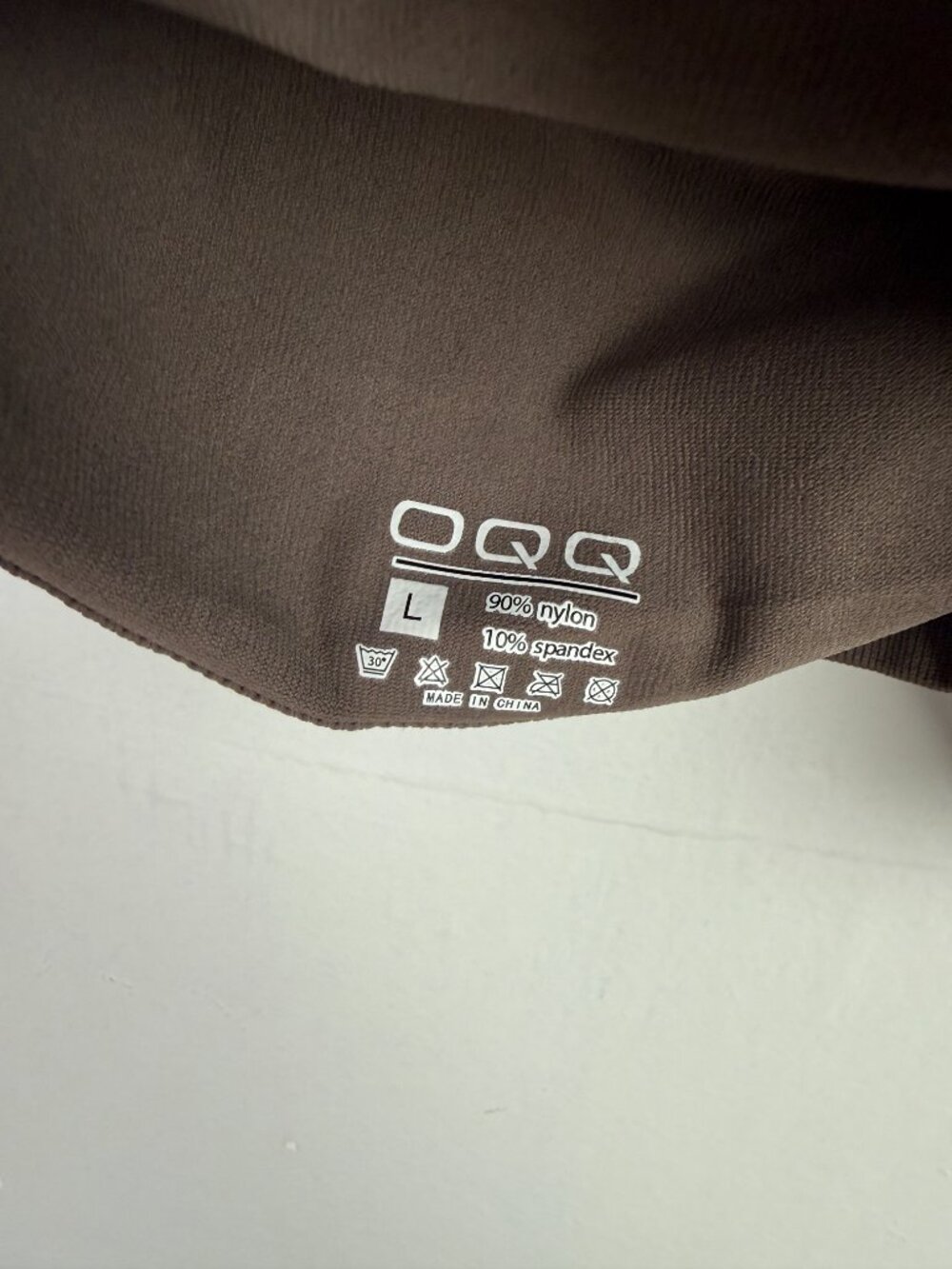NWT OQQ Long Sleeve Crew Neck Ruched Shirt Set of 2 Black Brown Size Large L NIB - Picture 6 of 7